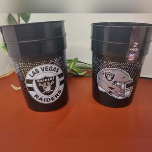 Las Vegas Raiders Plastic Cups 4 Ct